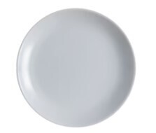 Luminarc opal grey dinner plate, 270MM DIA