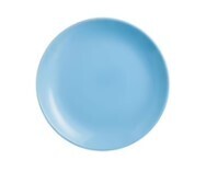 Luminarc opal blue side plate, 190MM DIA