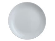 Luminarc opal grey side plate, 190MM DIA