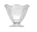 Regent disposable plastic stemmed cups wave 5PCS 80MM DX75MM