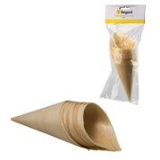 Regent wooden disposable cones 20PCS 180X130MM