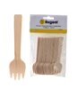Regent bamboo disposable mini cocktail forks 20PCS 110MM