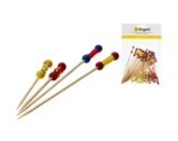 Regent bamboo disposable bead &amp; braid picks in mixed colours &amp; 2 size 48PCS