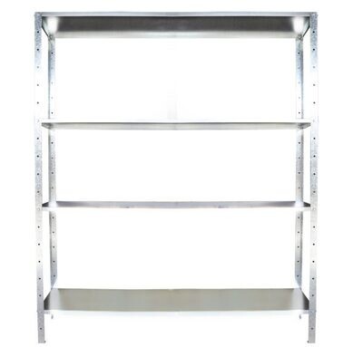 Shelving unit - galvanized - 1150MM X 400MM x 1900MM