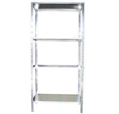 Shelving unit - galvanized - 900MM X 400MM x 190MM