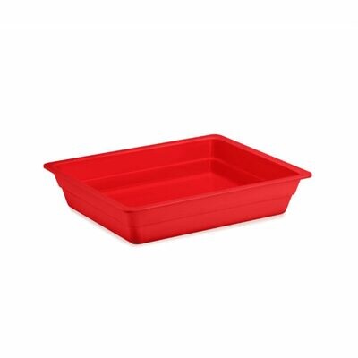 Insert melamine half (GN1/1) 65MM - red