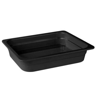 Insert melamine half (GN1/1) 65MM - black