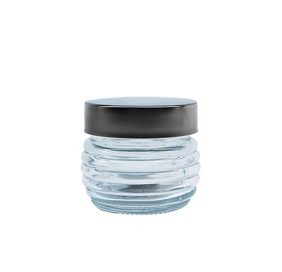 Beehive jar w/silver screw on lid - 125ML