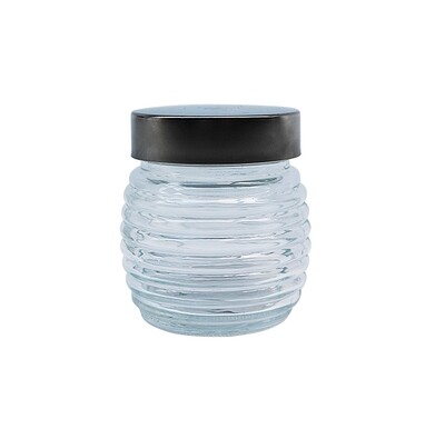 Beehive jar w/silver screw on lid - 210ML