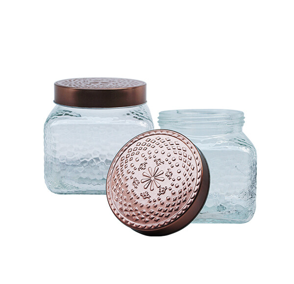 SQ jar w/rose gold lid 1.2ML