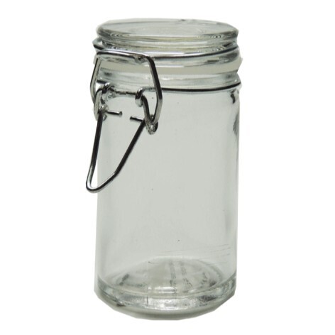 6Pack cylinder cliptop jar 8.5X4.5VM - 70ML