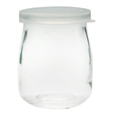 6Pack spice jar with plastic snap on lid 6.5X6.5CM 125ML