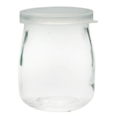 6Pack spice jar with plastic snap on lid 6.5X6.5CM 125ML