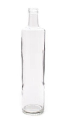 Consol glass dorica bottle 500ML flint without lid