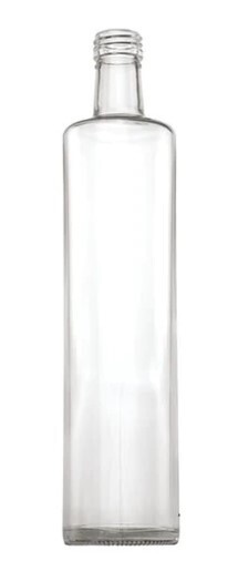 Consol glass dorica bottle 750ML flint without lid