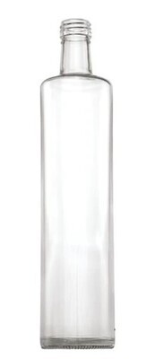 Consol glass dorica bottle 750ML flint without lid