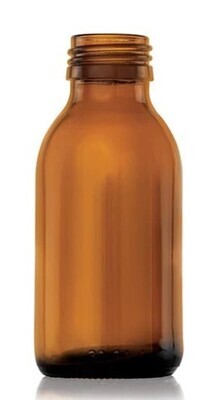 Consol glass generic bottle 100ML amber without lid
