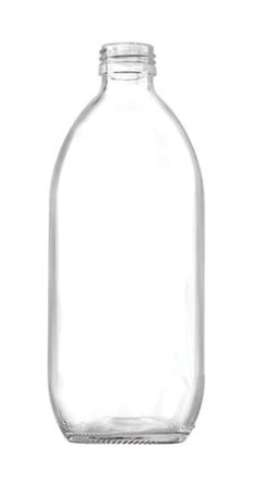 Consol glass generic bottle 500ML flint without lid