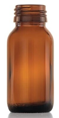 Consol glass medical bottle 50ML amber without lid