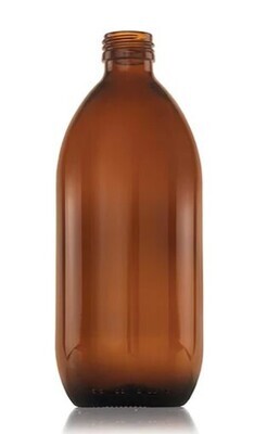 Consol glass generic bottle 500ML amber without lid