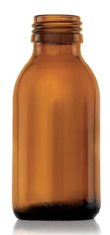 Consol glass generic bottle 100ML amber without lid