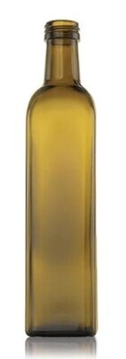 Consol glass olive oil bottle 250ML antique without lid