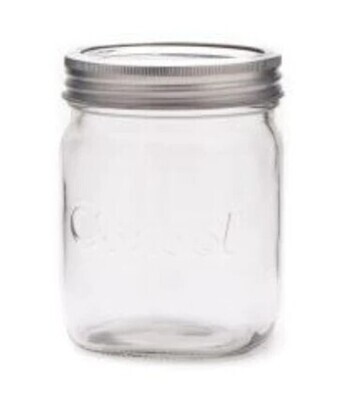 Consol glass preserving jar 500ML with ring &amp; dome