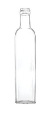 Consol glass live oil bottle 500ML flint without lid