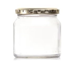 Consol glass spread jar 250ML with gold lid