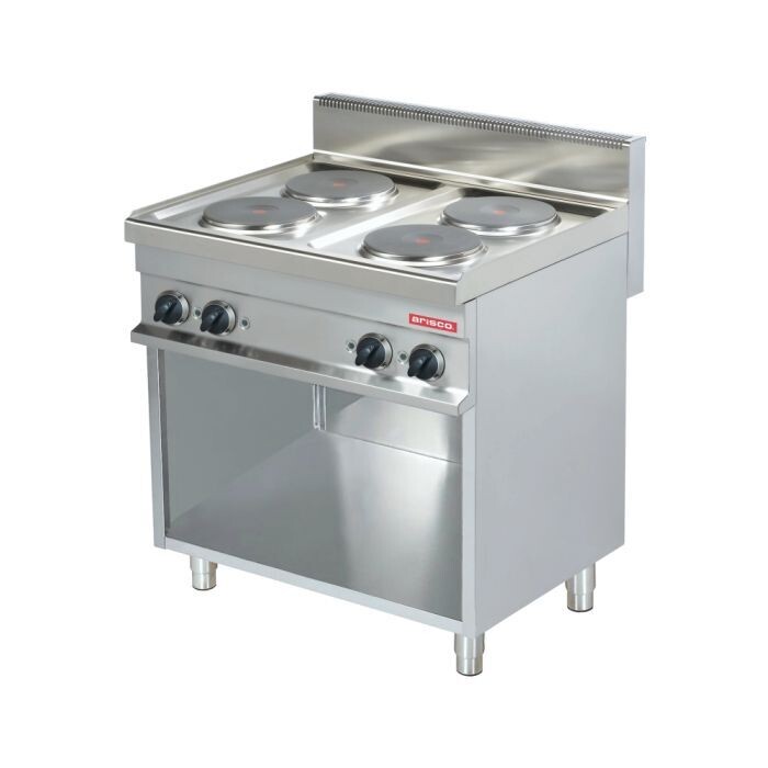 ARISCO 4 Plate cooking range with a neutral cabinet - 700 series