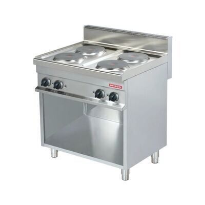 ARISCO 4 Plate cooking range with a neutral cabinet - 700 series