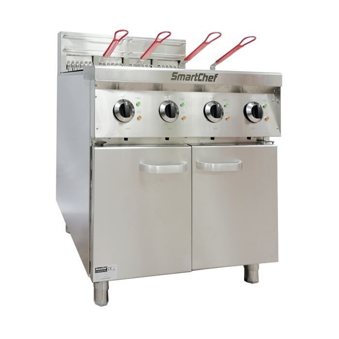 SMARTCHEF Electric Fryer - 4 x 15 litre (floor standing)