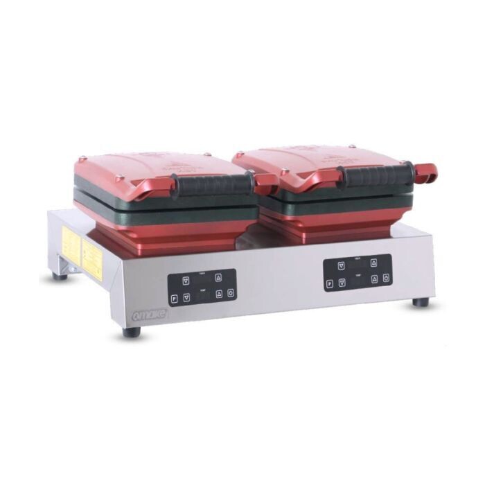 OMAKE Belgian waffle baker - Double square (Digital control)