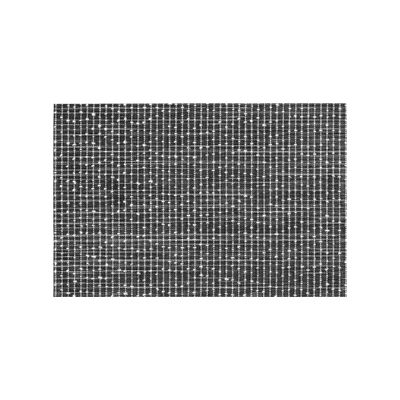 REGENT PLACE MATS PVC WITH WHITE COTTON WEAVE BLACK &amp; WHITE, (300X450MM)