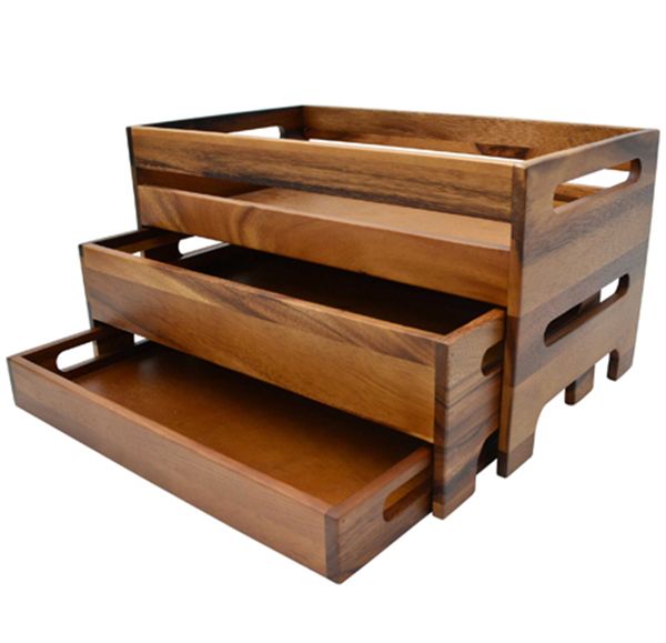Acacia Nesting Tray 3-Piece Set