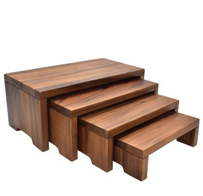 Acacia Forum Riser 4-Piece Set