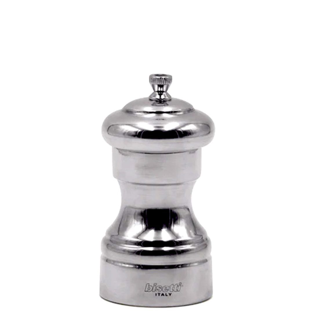 Bisetti Salt Mill Pewter 10 cm