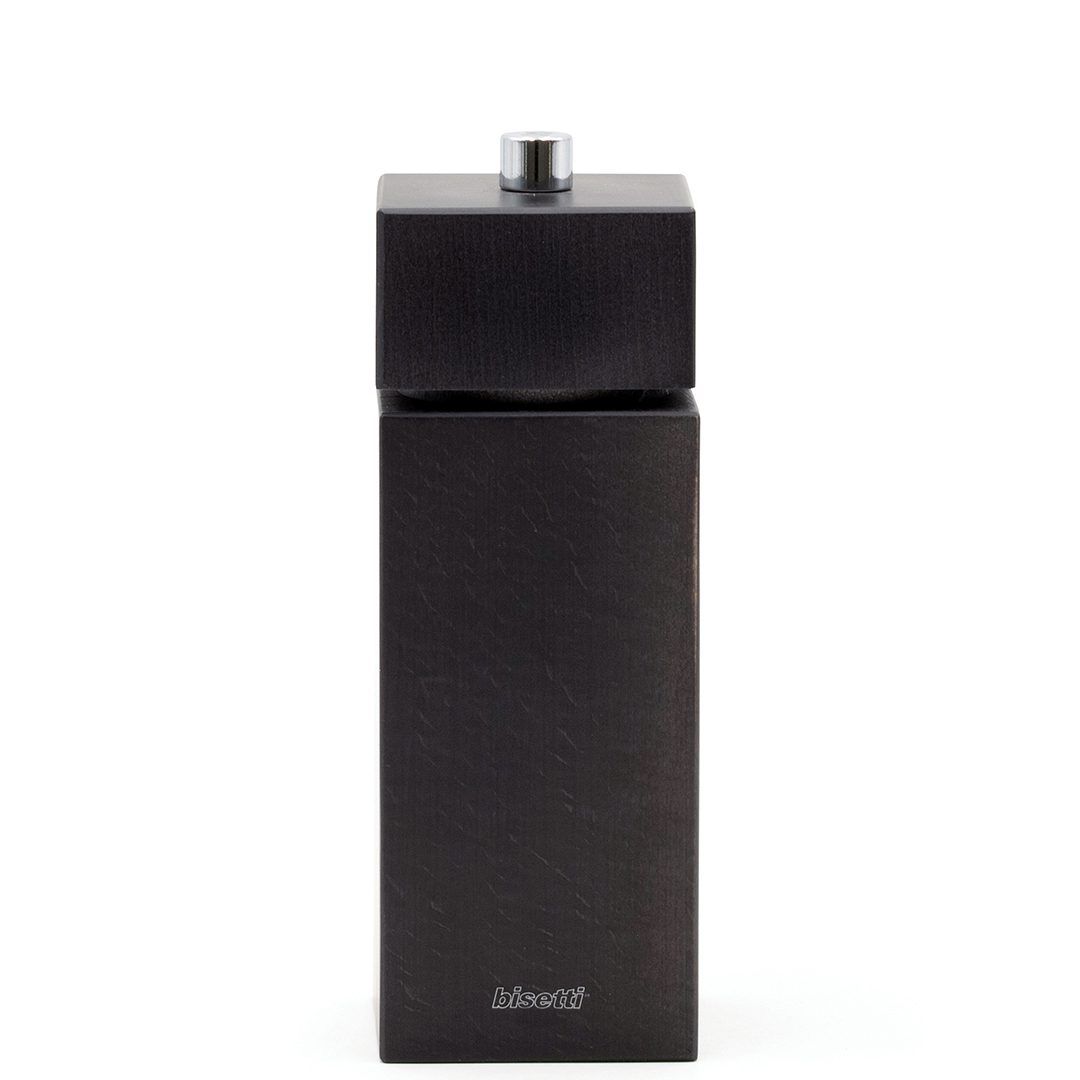 Bisetti Salt Mill Square Black 16.5 cm