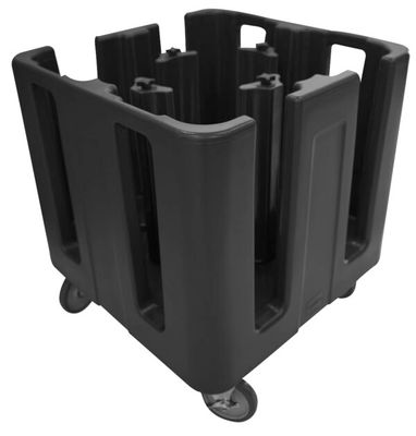 ADJUSTABLE COMPACT DISH CADDY BLACK – 690MM X 690MMX 810MM H – 4 TOWER