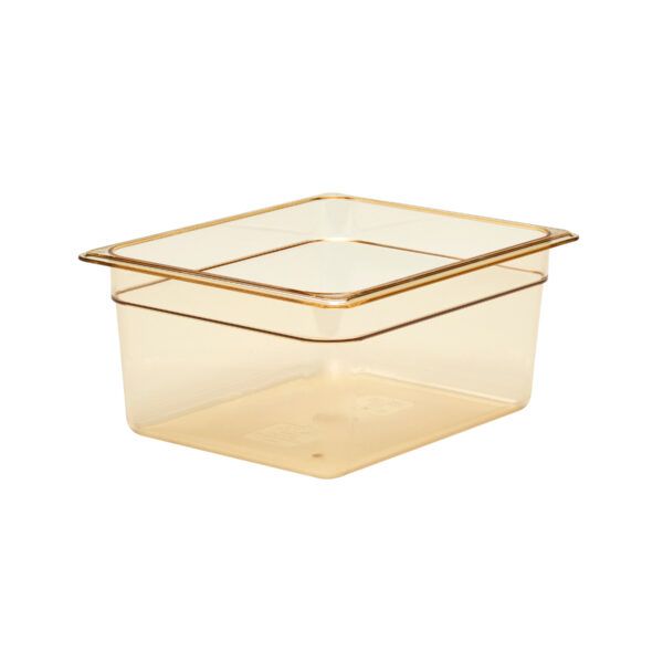 HIGH HEAT 1/2 GN FOODPAN AMBER 150MM