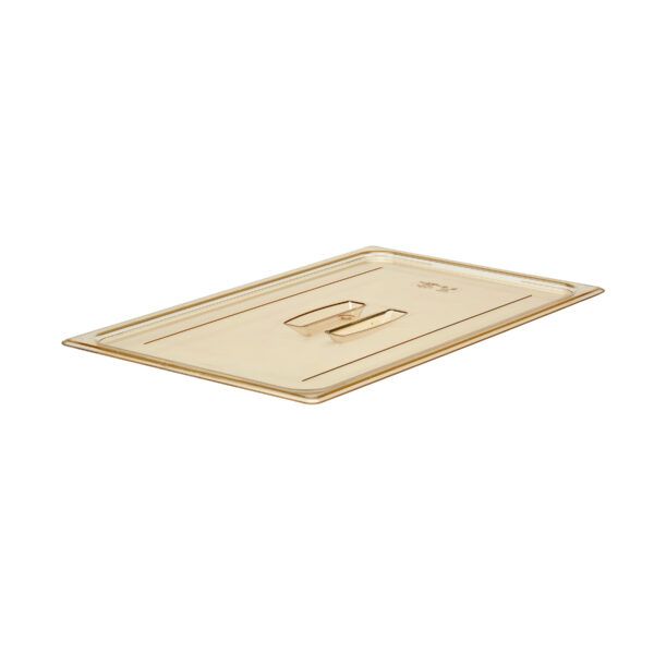 HIGH HEAT LID WITH HANDLE AMBER FOR 1/1 HIGH HEAT PANS