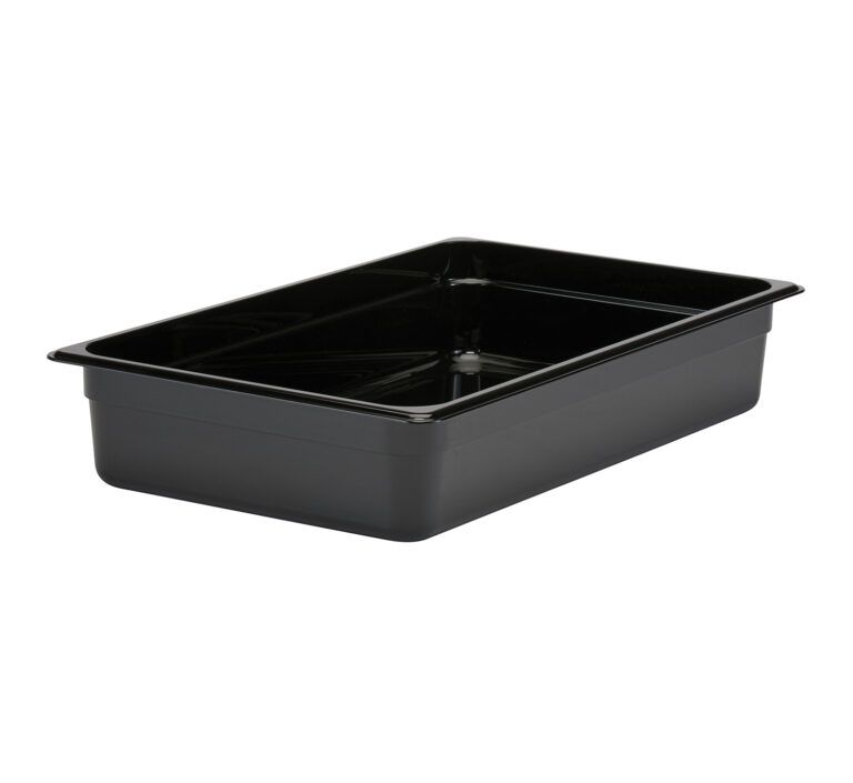 GN FOODPAN 1/1 POLYCARBONATE BLACK 100MM