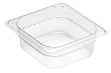 POLYPROPYLENE GN 1/6 FOODPAN TRANSLUSCENT 65MM