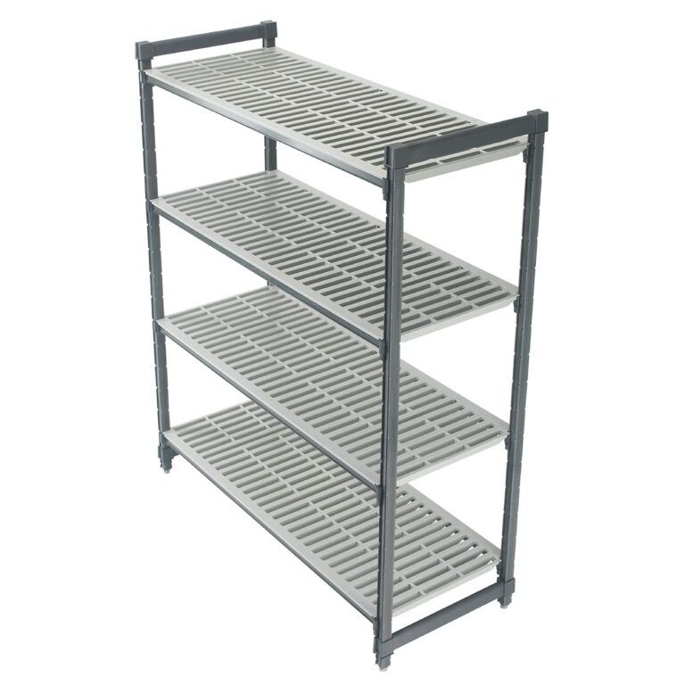 BASICS 4 TIER VENTED SHELF 610MM W X 1220MM L X 1830MM H