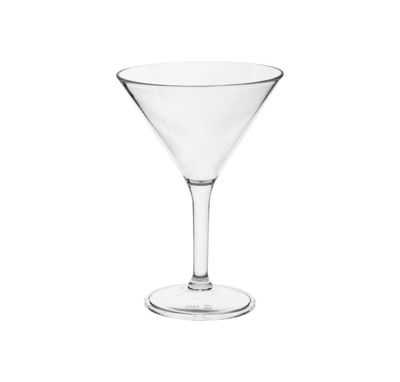 GLASSWARE POLYCARBONATE – MARTINI CUP 280ML (6)