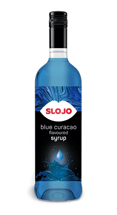 SloJo Blue Curacao Flavoured Syrup 1L