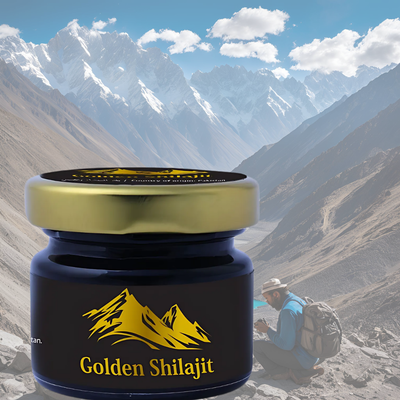&quot;Golden Shilajit - Premium Natural Mineral Resin for Daily Wellness&quot;

