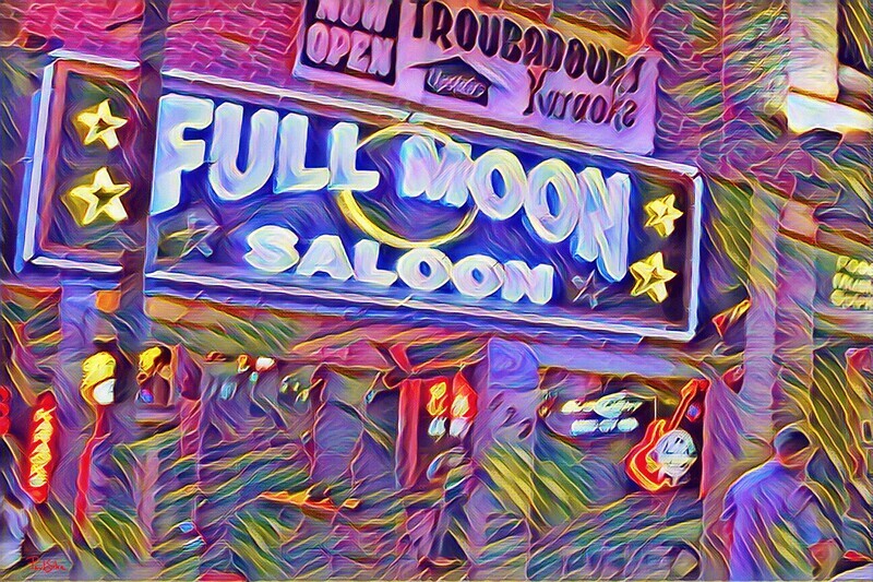 "Full Moon Saloon" by Paul Silva