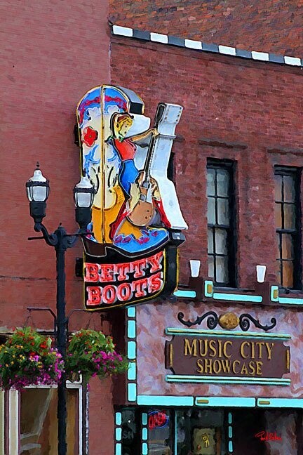 "Betty Boots Nashville" by Paul Silva