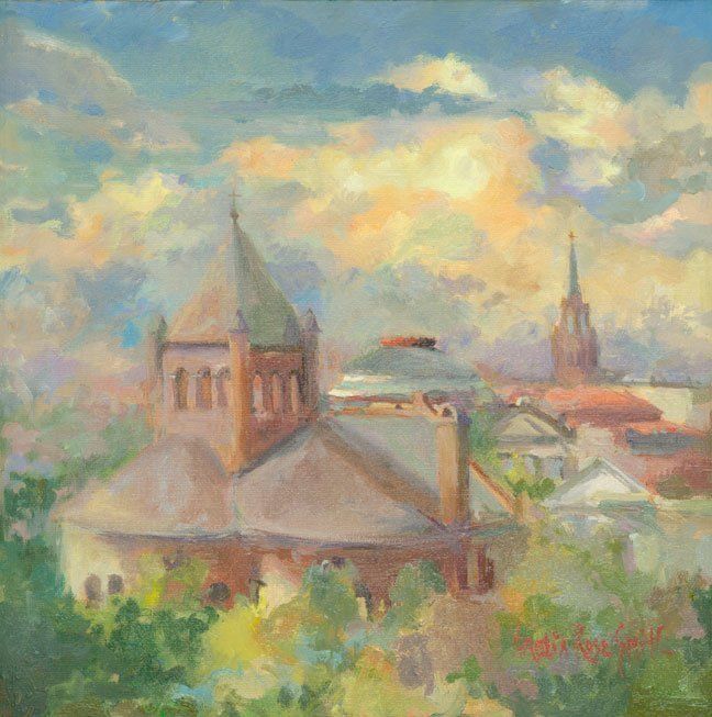 "Circular and St Philips Churches" by Amelia Rose Smith